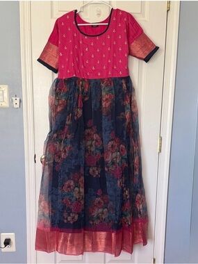 Floral indian maxi gown